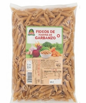 Fideos Harina de Garbanzos y Hortalizas 400gr