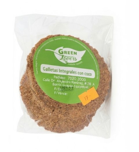 Galletas Integrales de coco Green Lovers